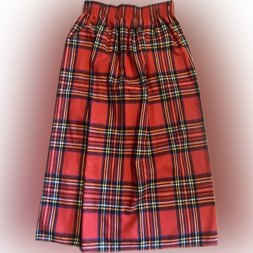 Classic Vintage Plaid Women's Skirt